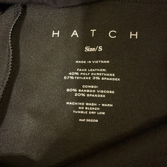 Hatch Vegan Leather Stretch Legging - Picture 6 of 7